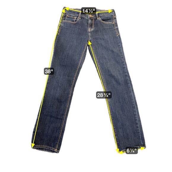 Express Jeans Women's Skinny Mid Rise Stretch Denim Blue Dark Wash Size 2S - Picture 3 of 16